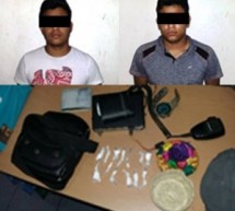Detienen a dos sujetos con droga durante operativo en Tuxtepec