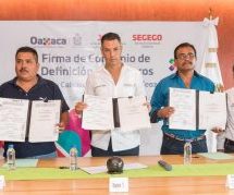 Logra  Gobierno de Alejandro Murat acuerdo de paz entre  San Francisco Cahuacua y San Pedro Teozacoalco