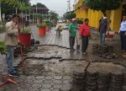 Obras Públicas Municipales trabaja en rehabilitación de andadores de Tuxtepec