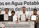 Dotará Gobierno de Oaxaca y Conagua, servicios de agua, drenaje y saneamiento a pueblos indígenas y afromexicanos
