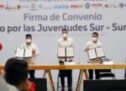 Atestigua Alejandro Murat Pacto por las Juventudes del sur sureste del país