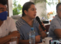 Encabeza Naty Díaz encuentro con medios y militantes de la Costa