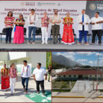 Inauguran Gobernador Salomón Jara y Sheinbaum Pardo Centro de Salud Docente con Servicios Ampliados de Santiago Astata